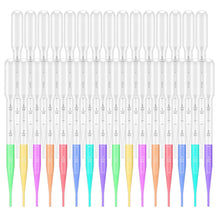 Load image into Gallery viewer, Labvida 200PCS 3ml Disposable Plastic Transfer Pipettes, Calibrated Droppers for Measuring Science Laboratory, LVG003