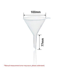 Load image into Gallery viewer, Labvida 3 Szie Plastic Analytical Funnel Set, 100mm 120mm 150mm, Autoclavable PP Material, LVP001