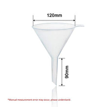 Load image into Gallery viewer, Labvida 3 Szie Plastic Analytical Funnel Set, 100mm 120mm 150mm, Autoclavable PP Material, LVP001