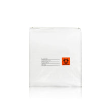Load image into Gallery viewer, Labvida 100pcs of Specimen Bags, Personal Belonging Bags, Dim.14.2x16 inches with Biohazard Logo Printing, Reclosable Design with 2 Cotton Draws, LDPE Material 100pcs/bag, LVN004