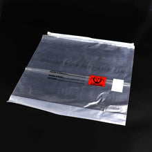 Load image into Gallery viewer, Labvida 100pcs of Specimen Bags, Personal Belonging Bags, Dim.14.2x16 inches with Biohazard Logo Printing, Reclosable Design with 2 Cotton Draws, LDPE Material 100pcs/bag, LVN004