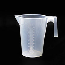 Load image into Gallery viewer, Labvida 4 Size Half Handle Measuring Beaker Set, 1000ml 2000ml 3000ml 5000ml, PP Material with Molded Graduation, LVB009