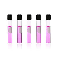 Load image into Gallery viewer, Labvida 40pcs of Glass Serological Test Tubes with Black Bakelite Screw Caps Silicon Liners, Vol.10ml 16x100mm with Marking Area, Borosilicate Glass Material, Flat Bottom, LVH003