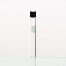 Load image into Gallery viewer, Labvida 40pcs of Glass Serological Test Tubes with Black Bakelite Screw Caps Silicon Liners, Vol.15ml 16x150mm with Marking Area, Borosilicate Glass Material, Flat Bottom, LVH004