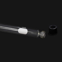 Load image into Gallery viewer, Labvida 40pcs of Glass Serological Test Tubes with Black Bakelite Screw Caps Silicon Liners, Vol.15ml 16x150mm with Marking Area, Borosilicate Glass Material, Flat Bottom, LVH004