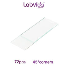 Load image into Gallery viewer, Labvida 144pcs of Pre-Cleaned White Color Frosted Microscope Slide, Dim.75mmx25mm, Super Grade Glass, Ground Edges, 45° Safety Corners, LVQ034W