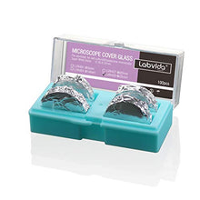 Load image into Gallery viewer, Labvida 100pcs of Pre-Cleaned Microscope Cover Glass, Circular, Super White Glass, Dia.25 mm with 2.0# Thickness 0.19-0.22mm, LVR409