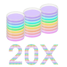 Load image into Gallery viewer, Labvida 20-Pack Sterile Petri Dishes with Lids - 150mm Diameter, 15mm Depth - 3 Air Vents - Ideal for Mycology, Bacteria Cultivation, Lab Testing, and Science Projects, LVAE003
