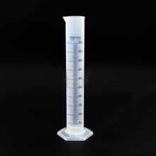 Load image into Gallery viewer, Labvida 2pcs of Plastic Measuring Cylinders, Vol.500ml, PP Material with Blue Printed Graduation, LVF001
