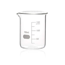 Load image into Gallery viewer, Labvida 6pcs of Griffin Low Form Glass Beakers, Vol.150ml, 3.3 Borosilicate with Printed Graduation, LVA006
