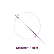 Load image into Gallery viewer, Labvida 100pcs of Pre-Cleaned Microscope Cover Glass, Circular, Super White Glass, Dia.14 mm with 2.0# Thickness 0.19-0.22mm, LVR404
