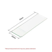 Load image into Gallery viewer, Labvida 144pcs of Pre-Cleaned White Color Frosted Microscope Slide, Dim.75mmx25mm, Super Grade Glass, Ground Edges, 45° Safety Corners, LVQ034W
